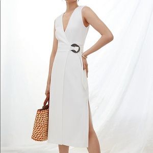 Hutch Wrap Dress White